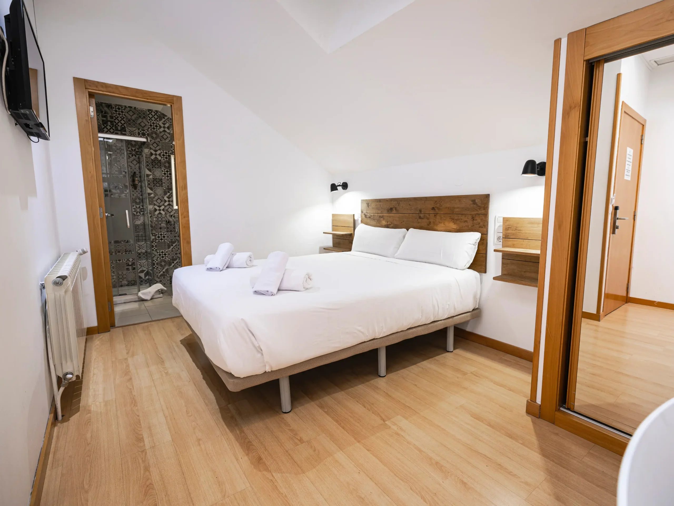 Habitación del Hostal Evolución del grupo Cuéntame.