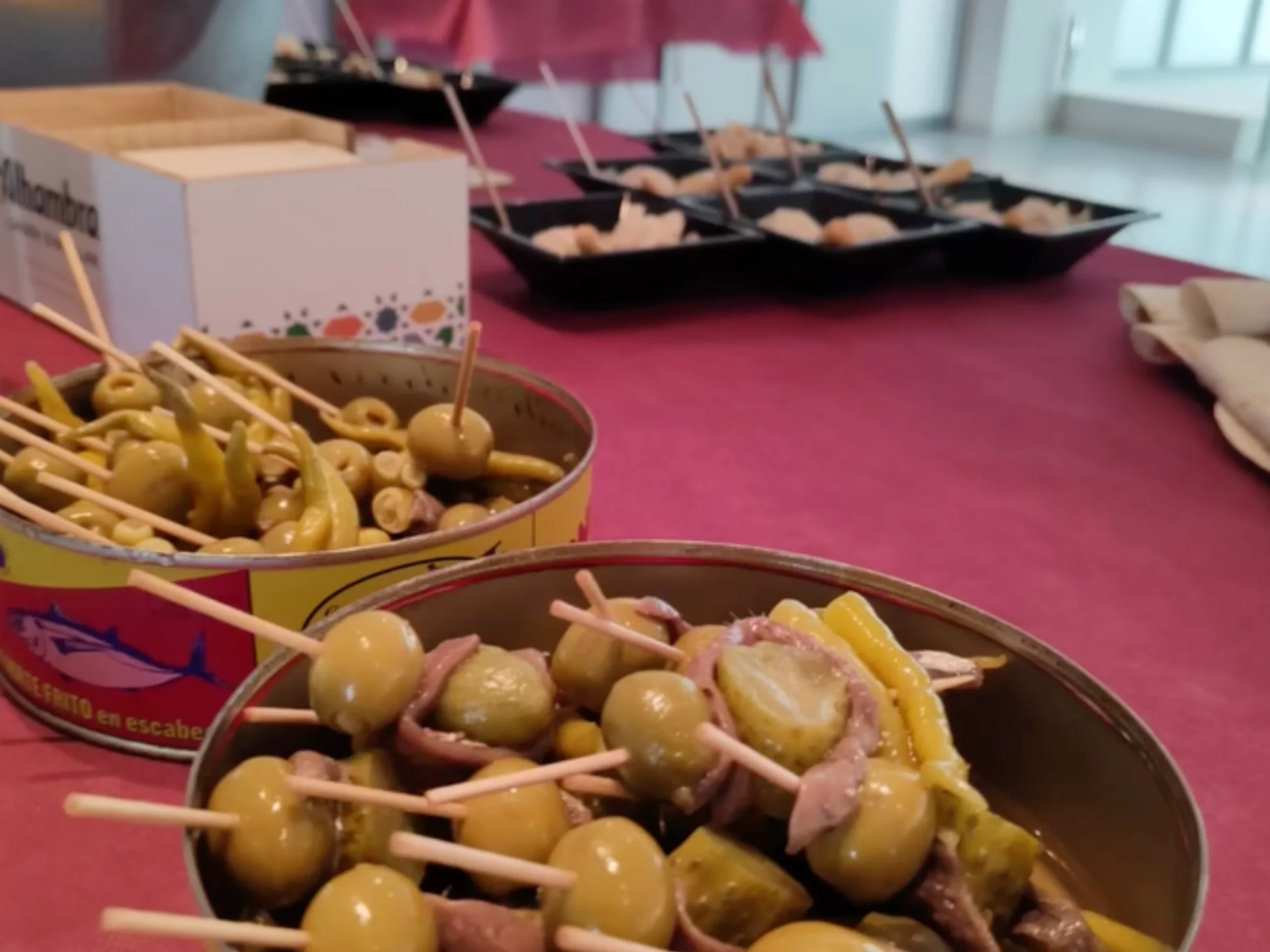 Catering elaborado por el grupo Cuéntame.