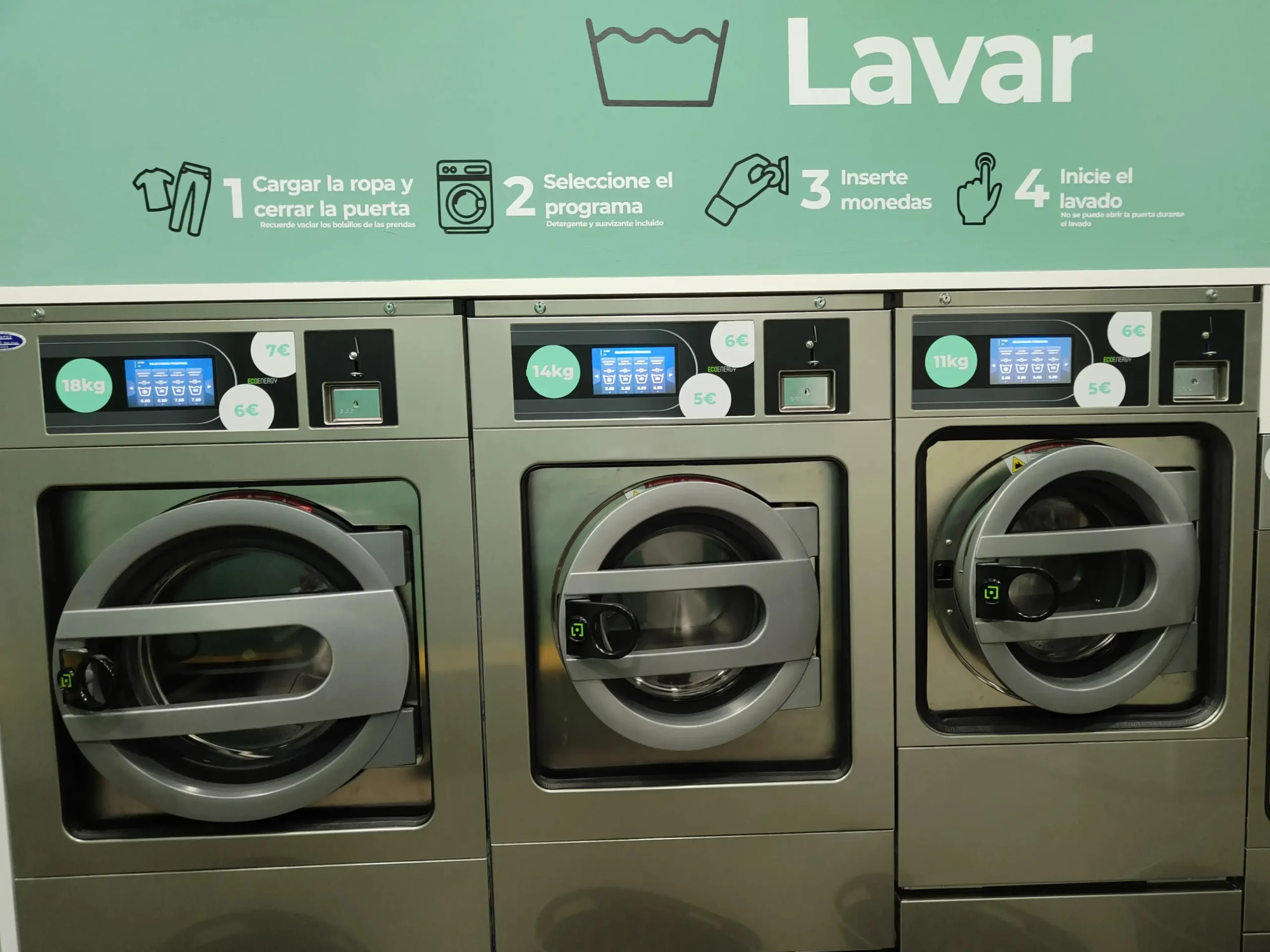 Lavandería del grupo Cuéntame.