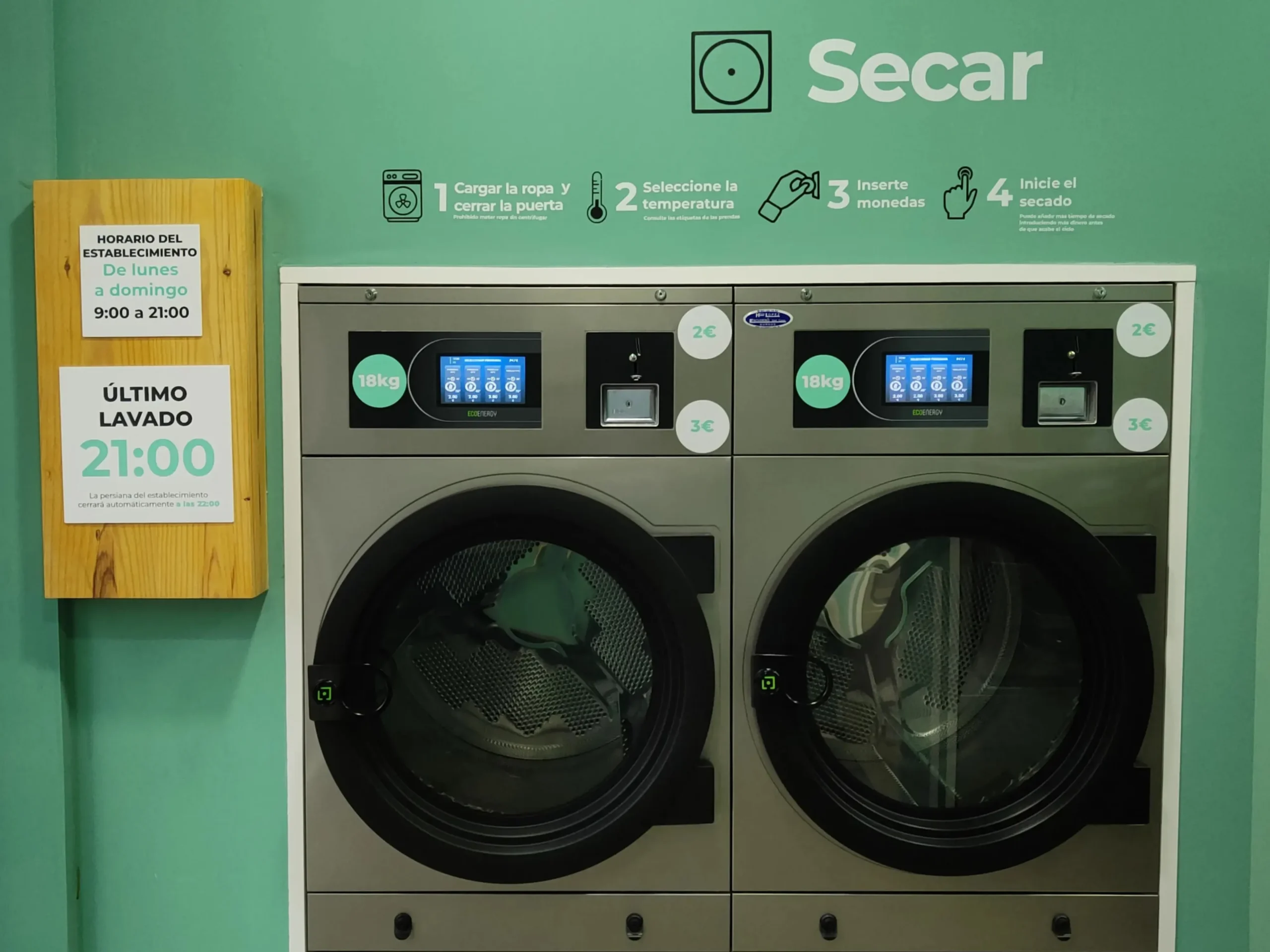 Lavandería del grupo Cuéntame.