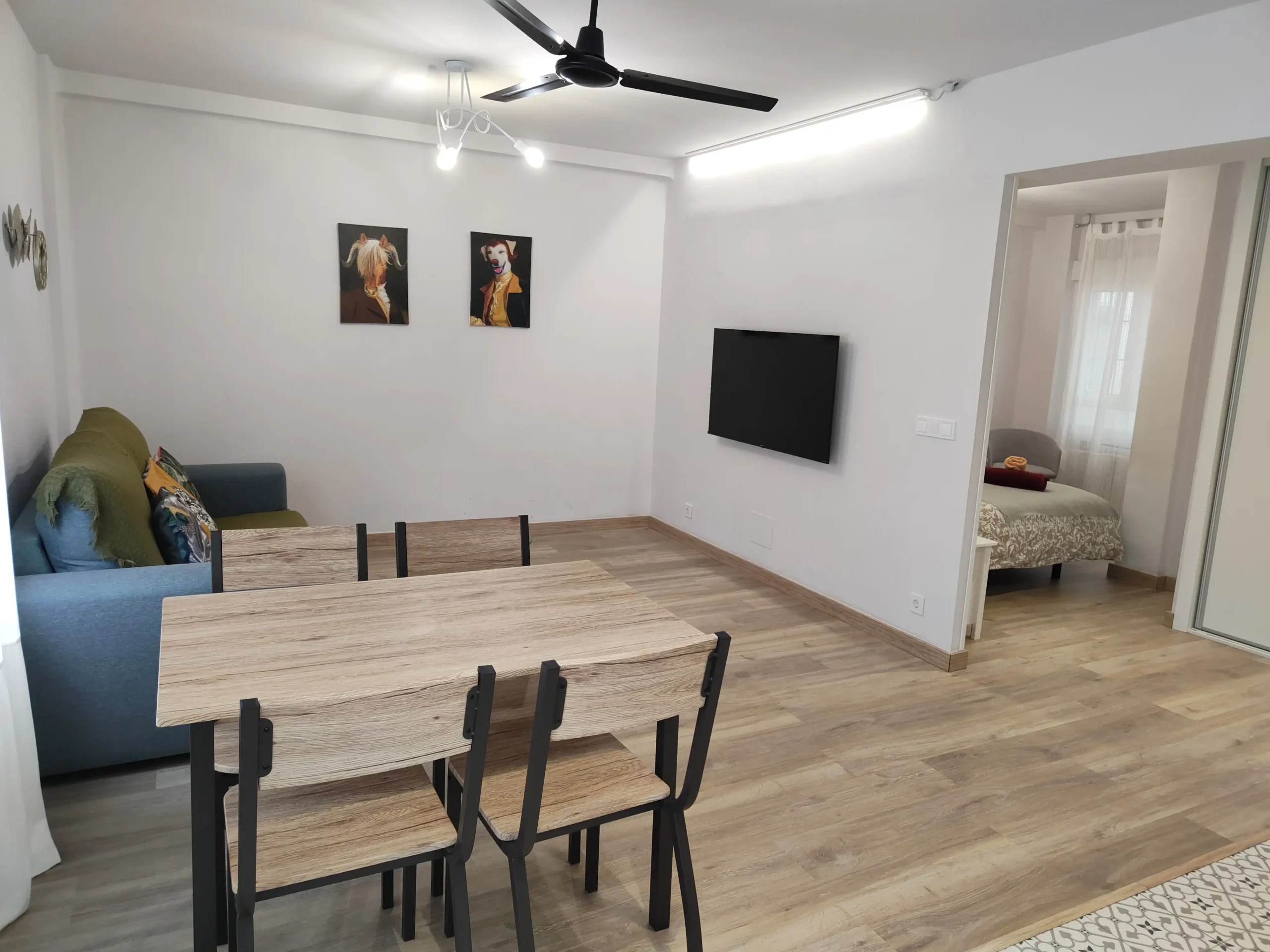 Estancia de uno de los apartamentos del grupo Cuéntame.